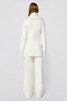 Romani Cardigan - Ivory by Jonathan Simkhai — view 4