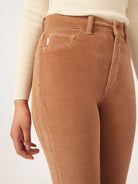 Bridget Corduroy Boot High Rise Instasculpt 27" - Teddy Taupe by DL1961 — alternate view