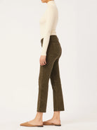 Mara Corduroy Straight Mid Rise Ankle - Dryad by DL1961 — view 3