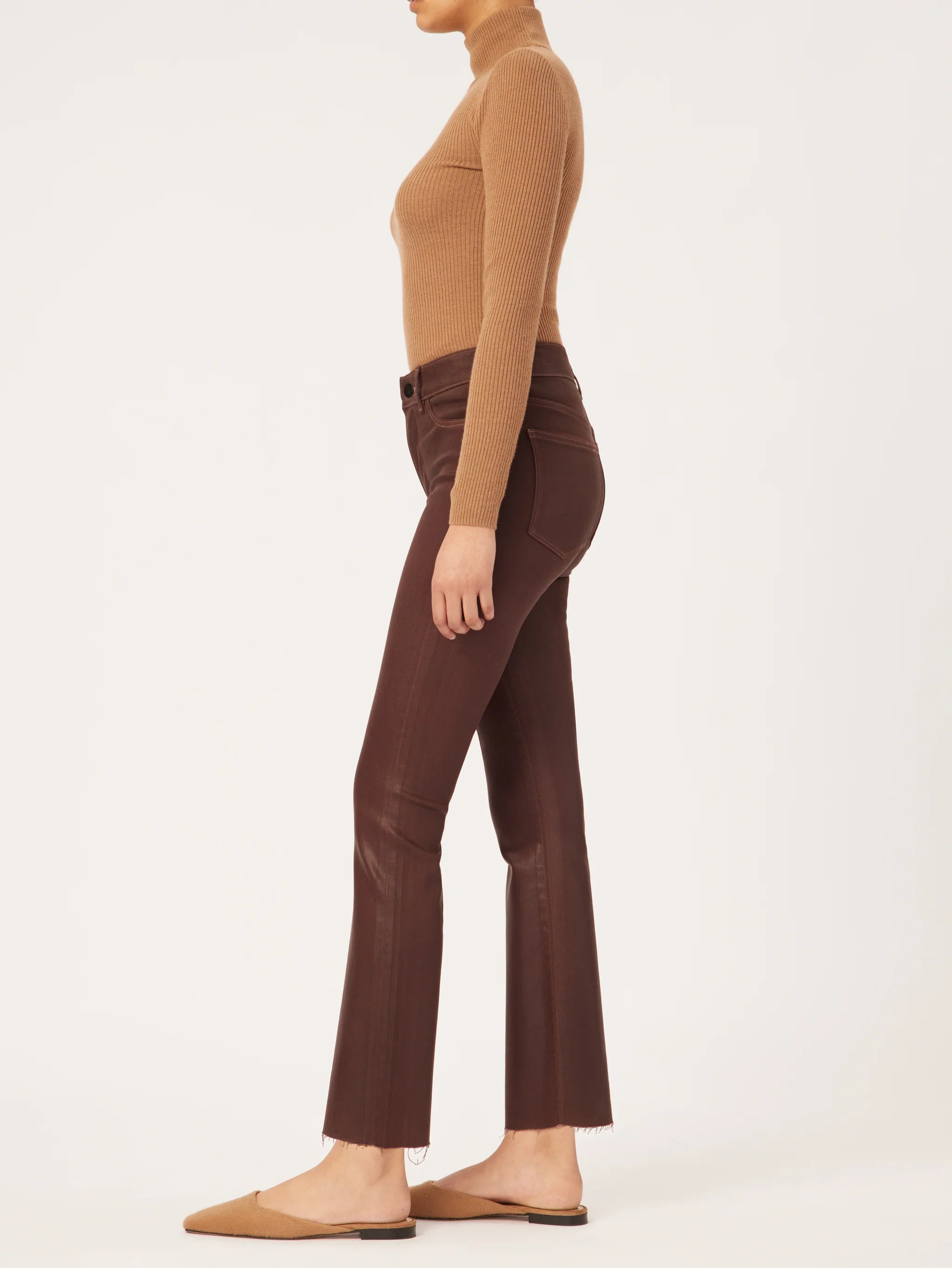 Bridget Boot High Rise Instasculpt - Chocolate Coated by DL1961 — view 3