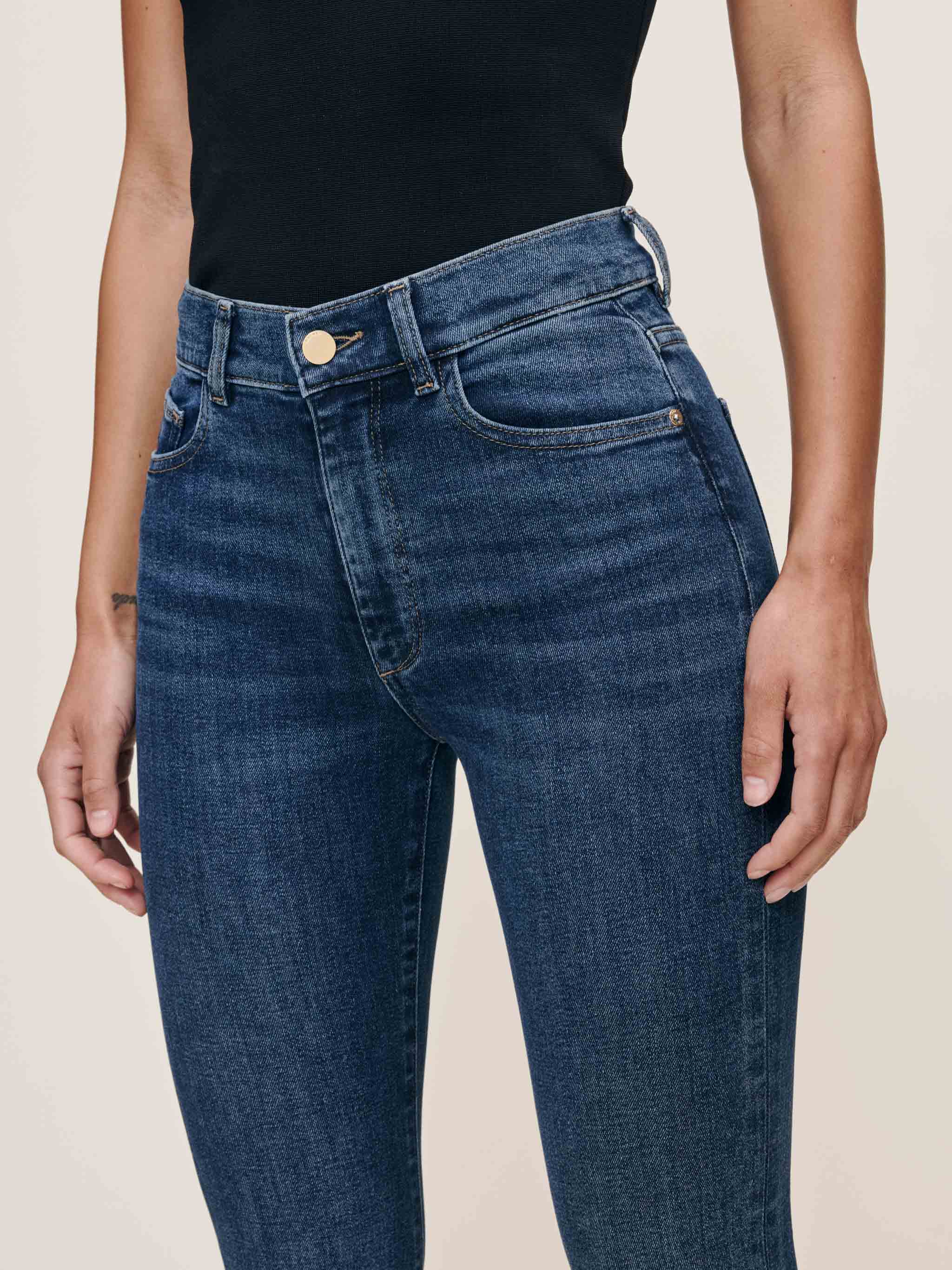 Bridget Boot High Rise Instasculpt™ 31.5" Jeans - Seacliff by DL1961 — view 4