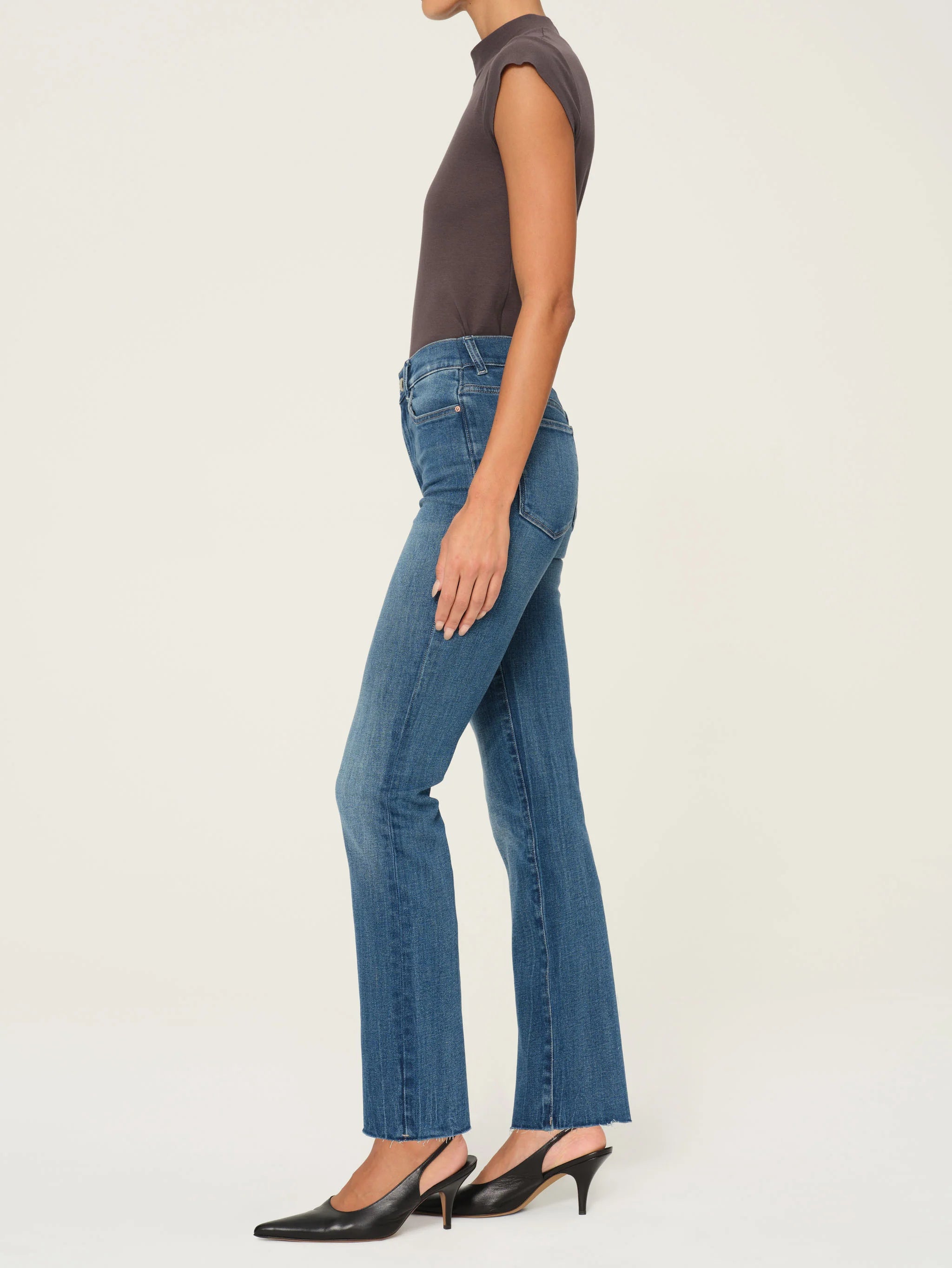 Halle Straight High Rise Instasculpt 29" Jeans - Palm Springs by DL1961 — alternate view