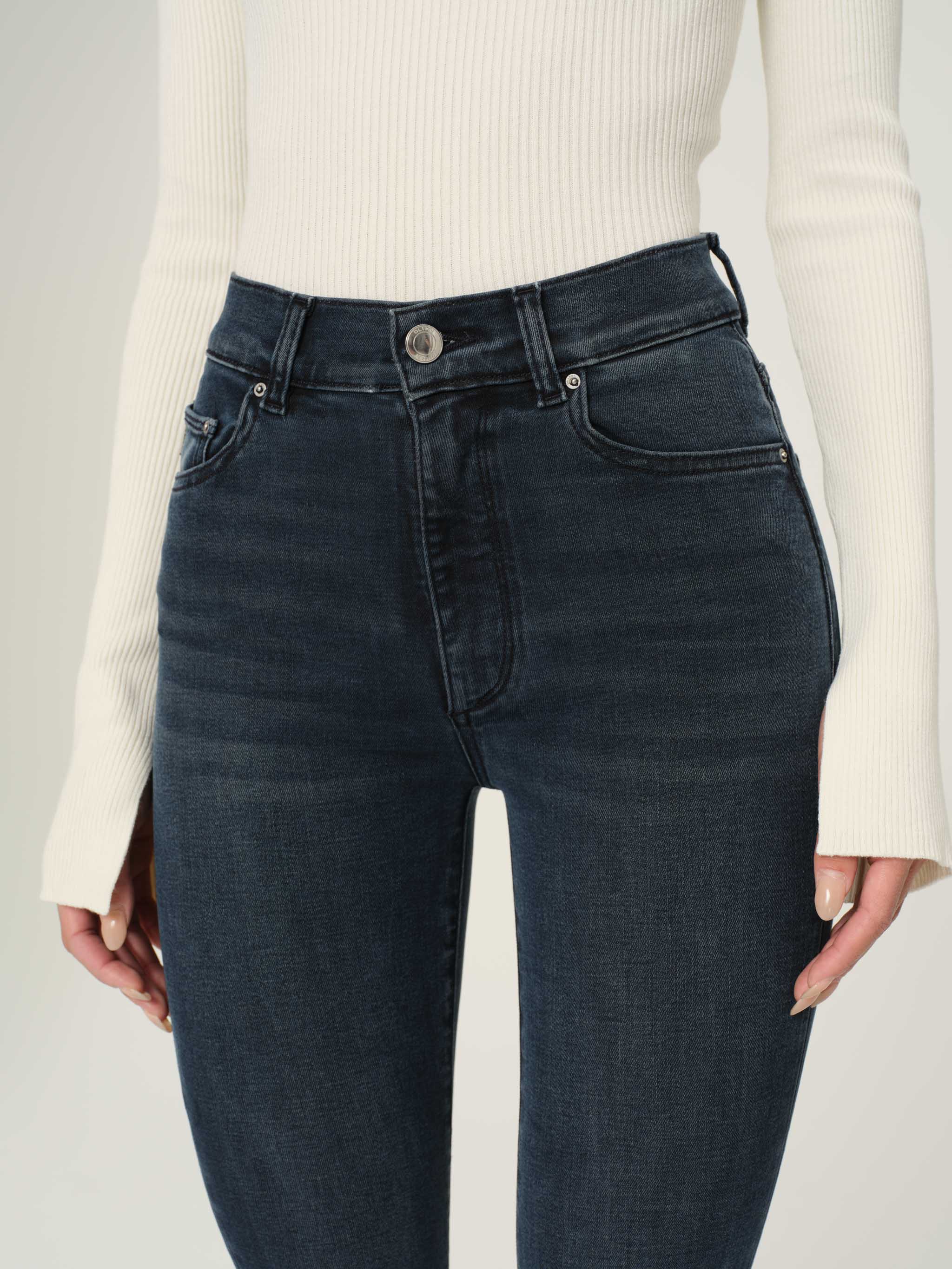 Bridget Boot High Rise Instasculpt 31.5" Jeans - Grecian by DL1961 — view 5