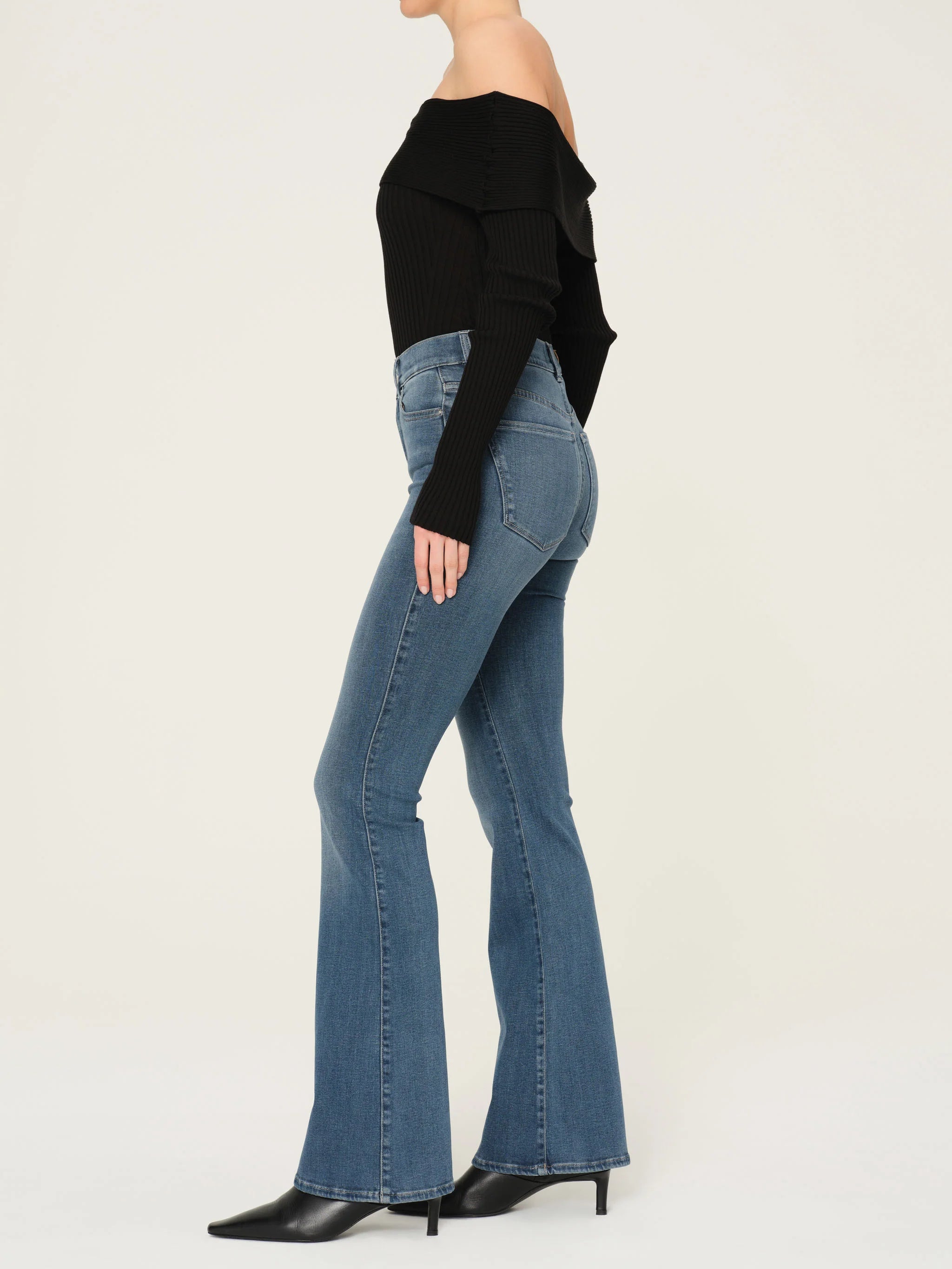 Bridget Boot High Rise Instasculpt 33" Jeans - Vail by DL1961 — alternate view
