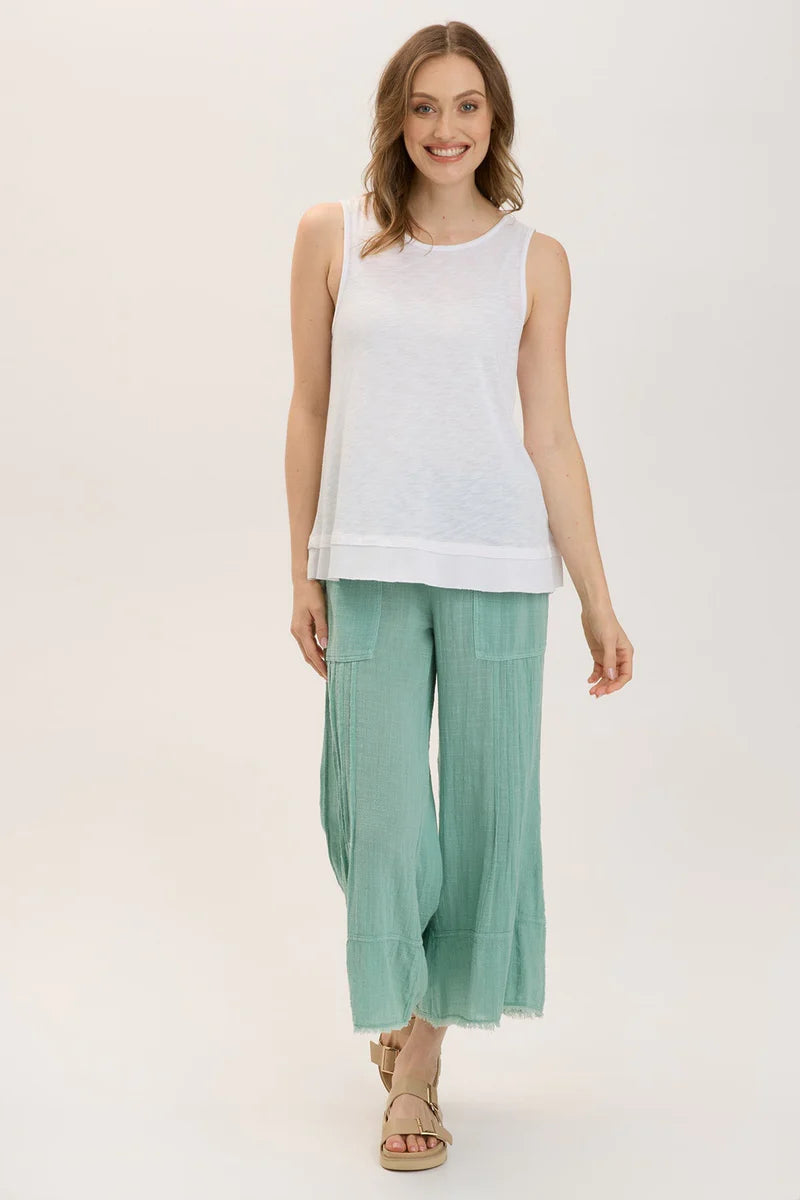 Ace Pant - Aquifer Pigment by XCVI — view 4
