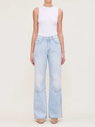 Desi Boot High Rise 32" Jeans - Blue Mist by DL1961 — alternate view