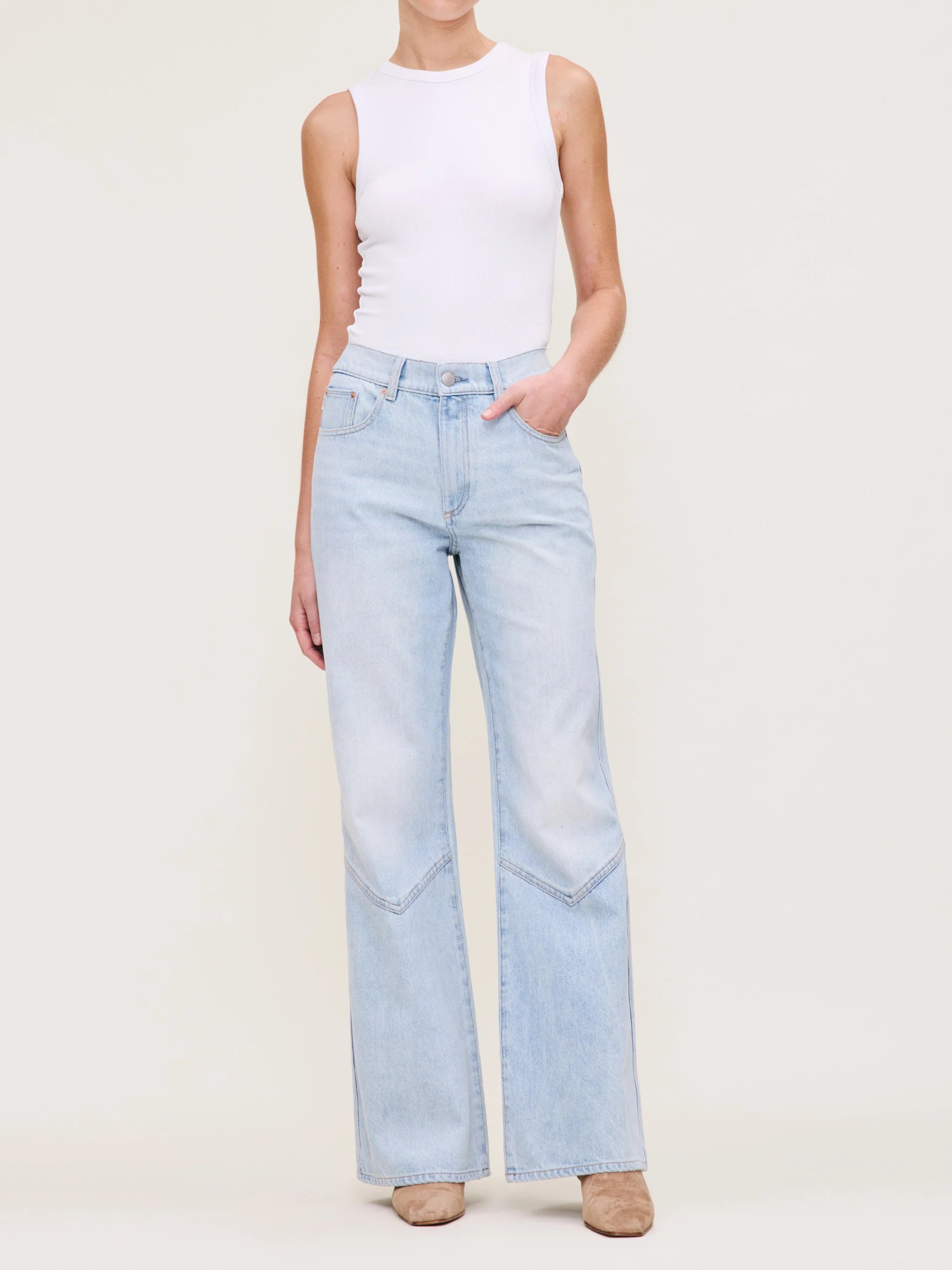 Desi Boot High Rise 32" Jeans - Blue Mist by DL1961 | 25 South Boutiques