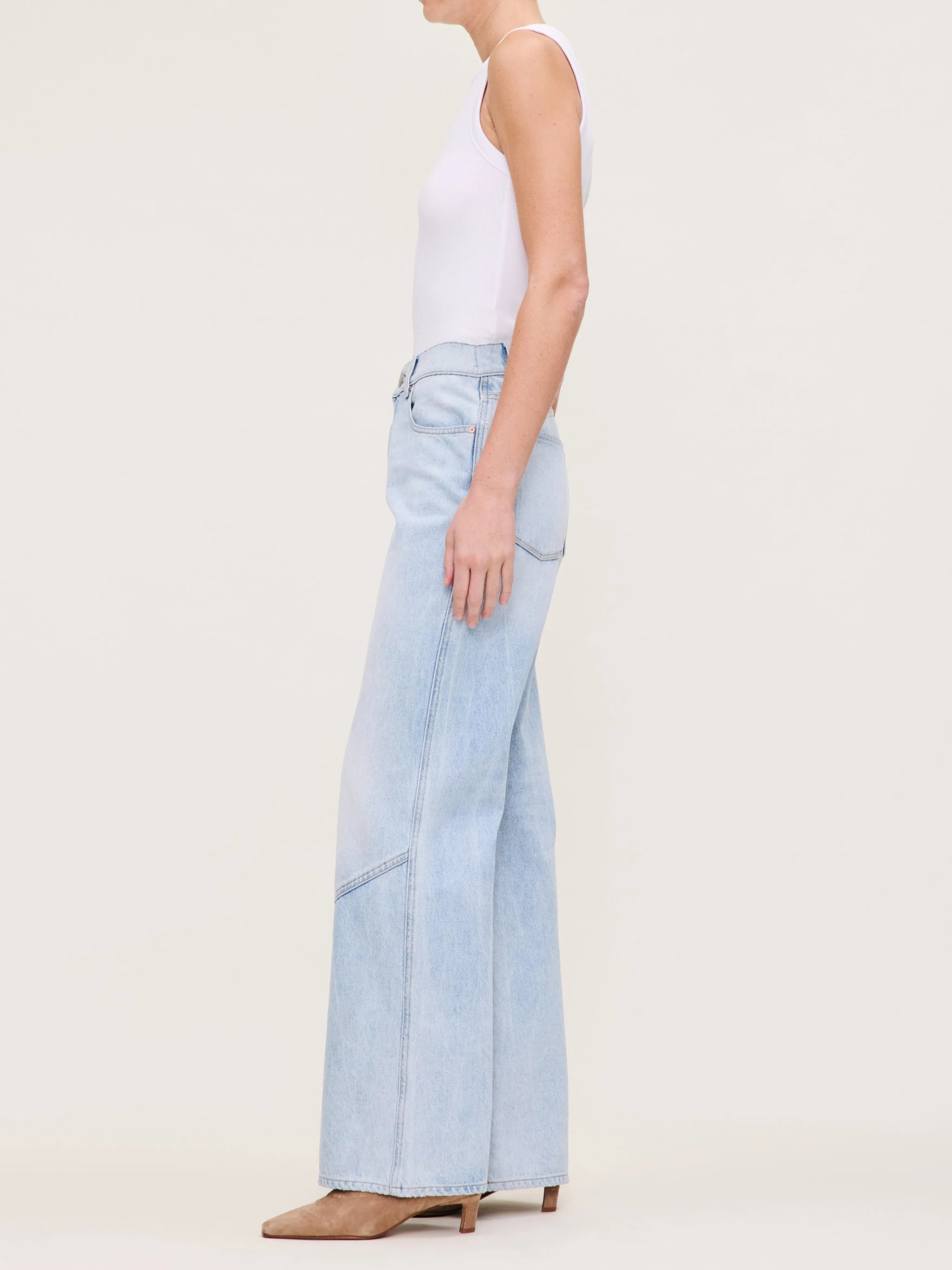 Desi Boot High Rise 32" Jeans - Blue Mist by DL1961 — view 3