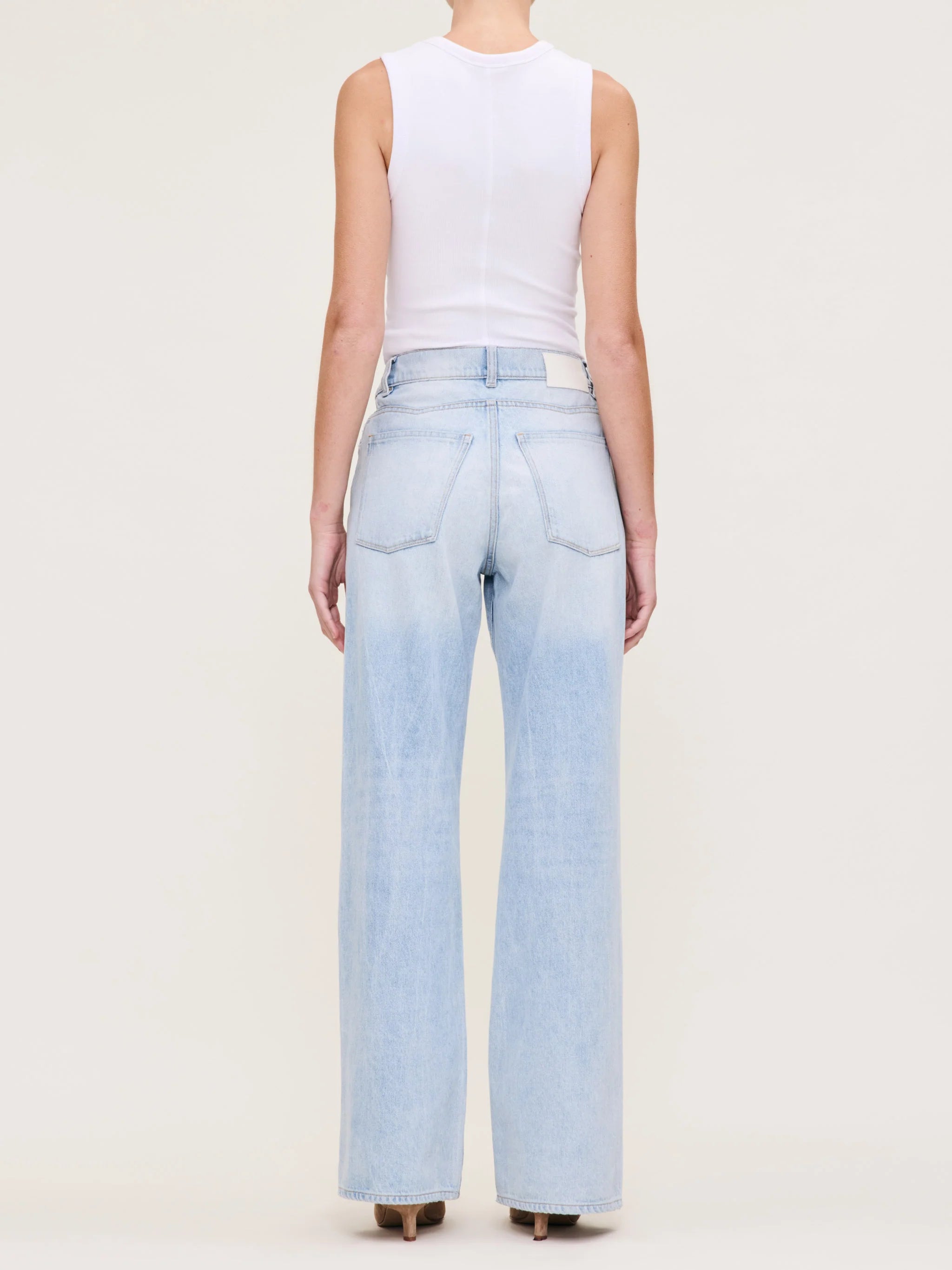 Desi Boot High Rise 32" Jeans - Blue Mist by DL1961 — view 4