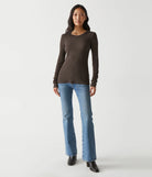 Juliet Thermal Tee - Java by Michael Stars — view 4