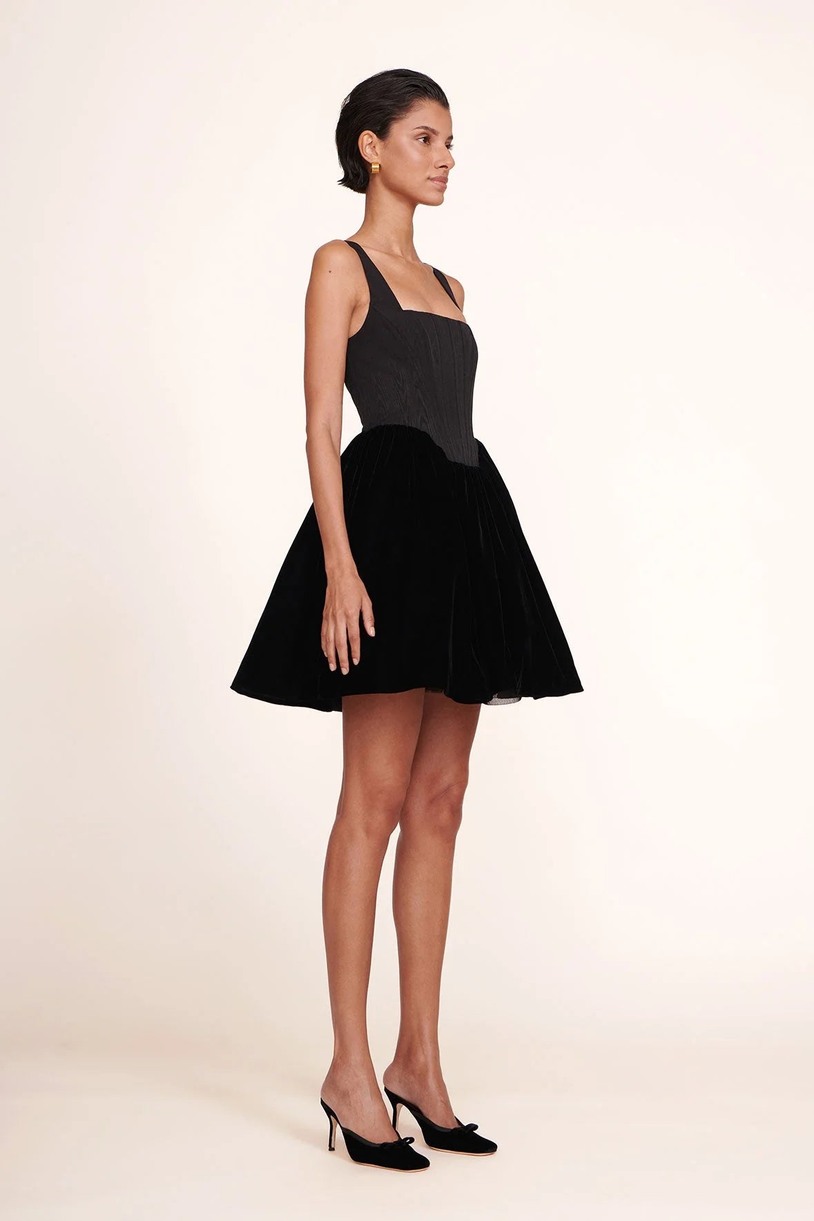 Landscape Dress - Black by STAUD — view 3