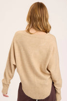 Gretchen V Neck - Pale Camel by XCVI — view 3