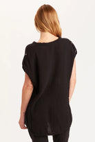 Favreau Top - Black by XCVI — alternate view