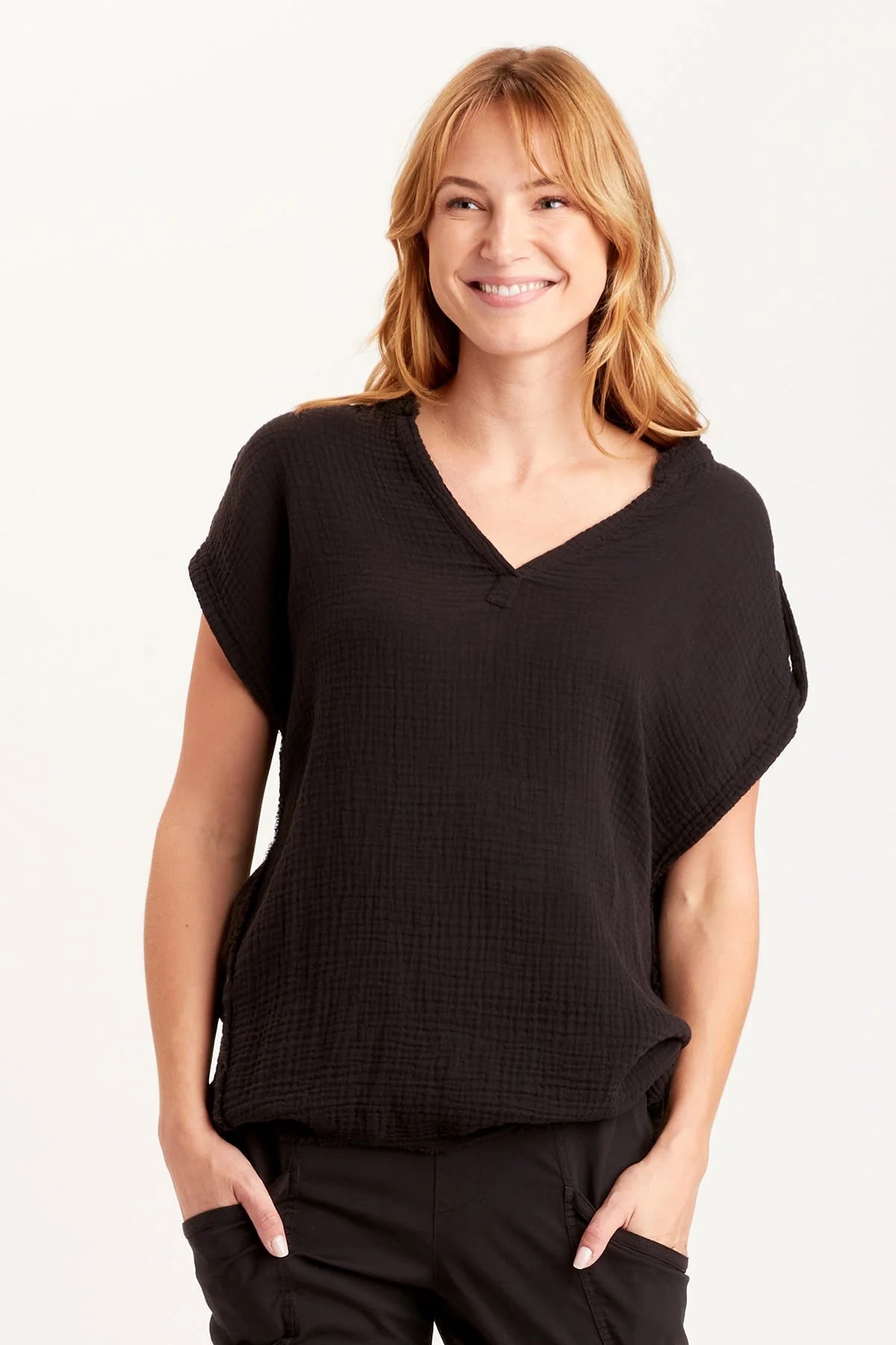 Favreau Top - Black by XCVI | 25 South Boutiques