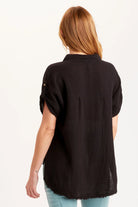Aurelius Tunic - Black by XCVI — view 3