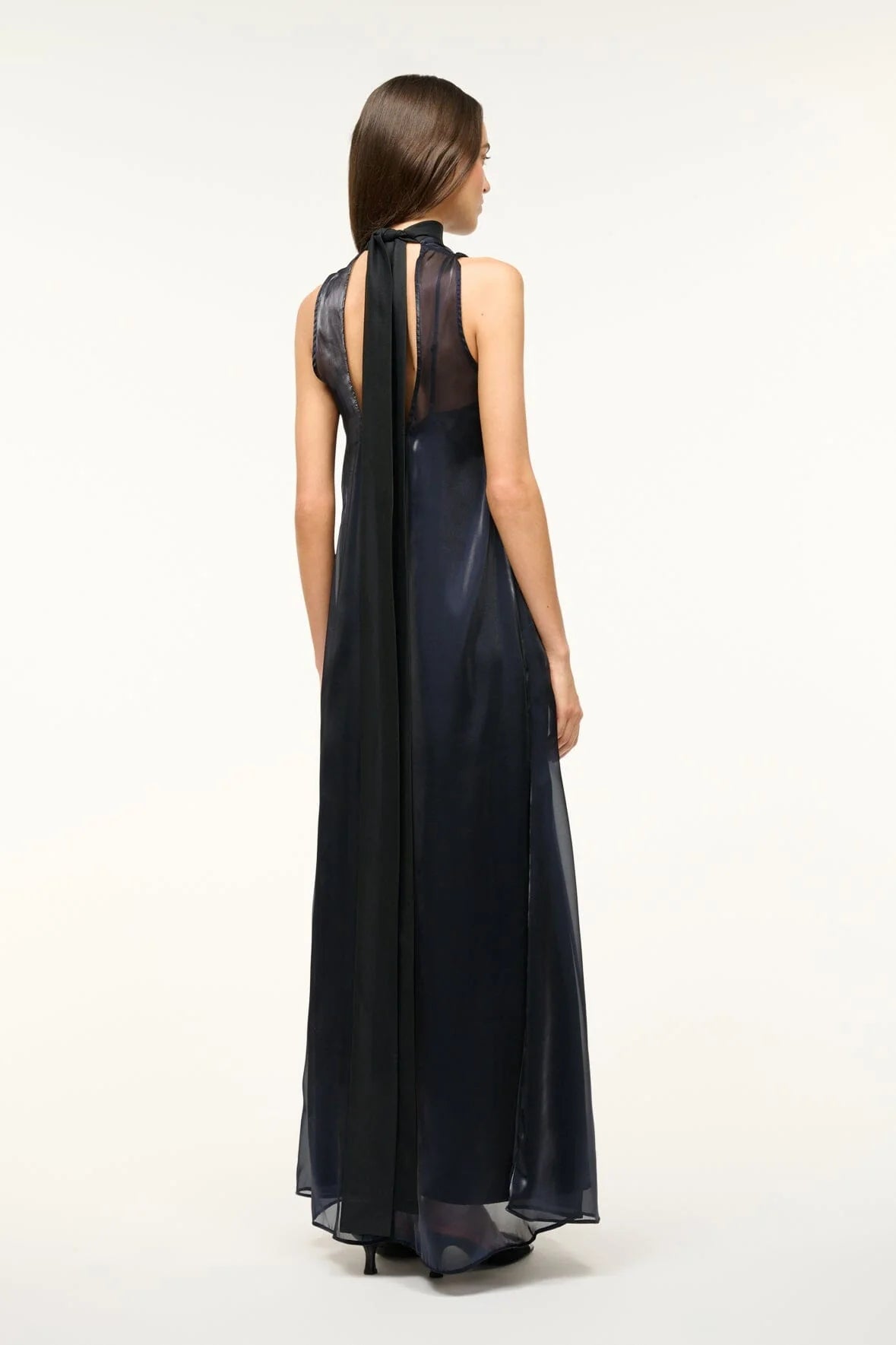 Albee Dress - Midnight Black by STAUD — view 4