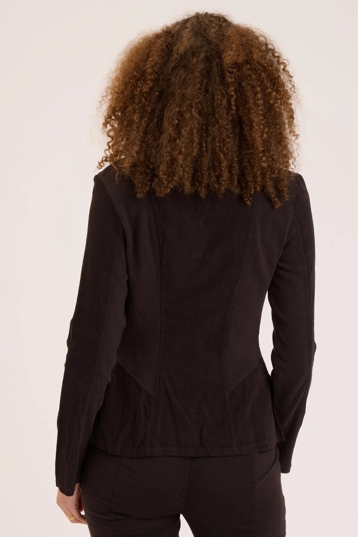 Cord Raphael Blazer - Black by XCVI — view 3