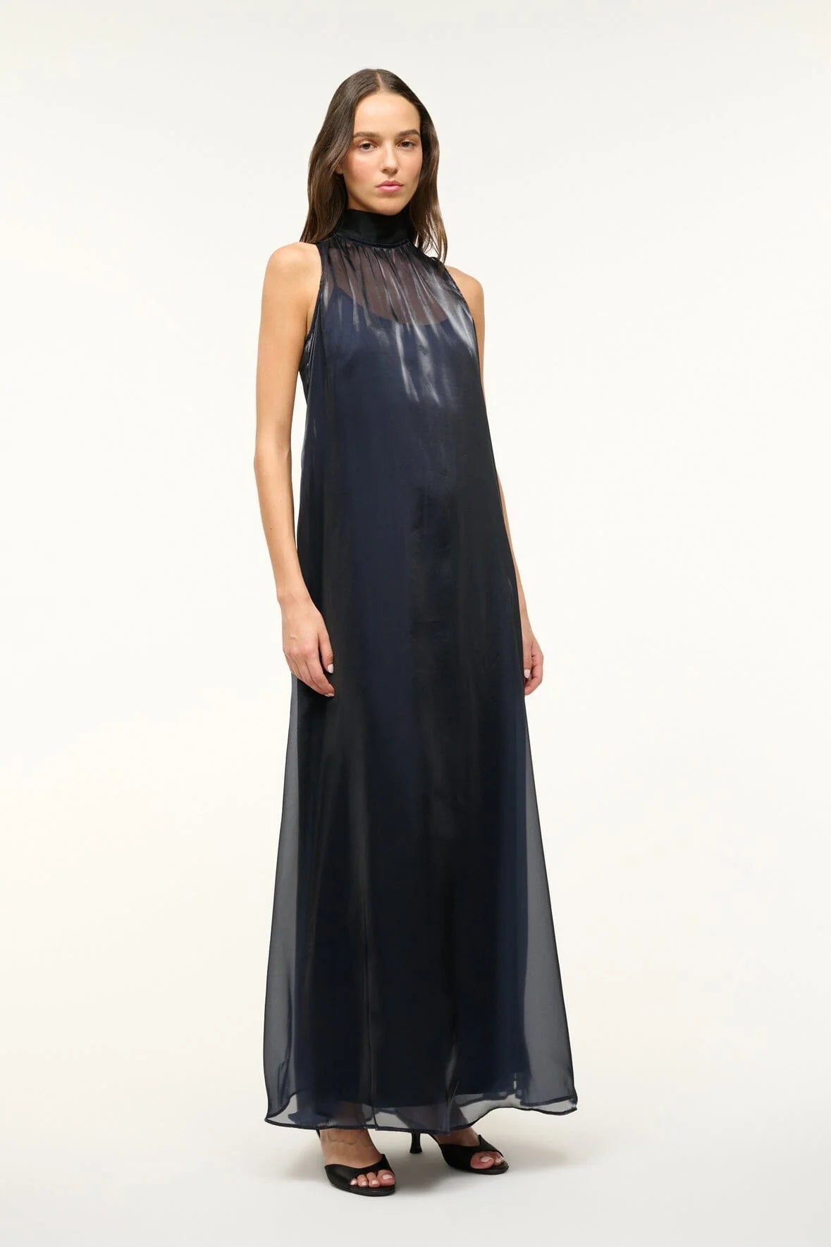 Albee Dress - Midnight Black by STAUD — view 3