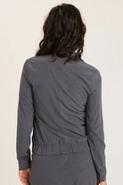Momentum Jacket - Charcoal by XCVI — view 3
