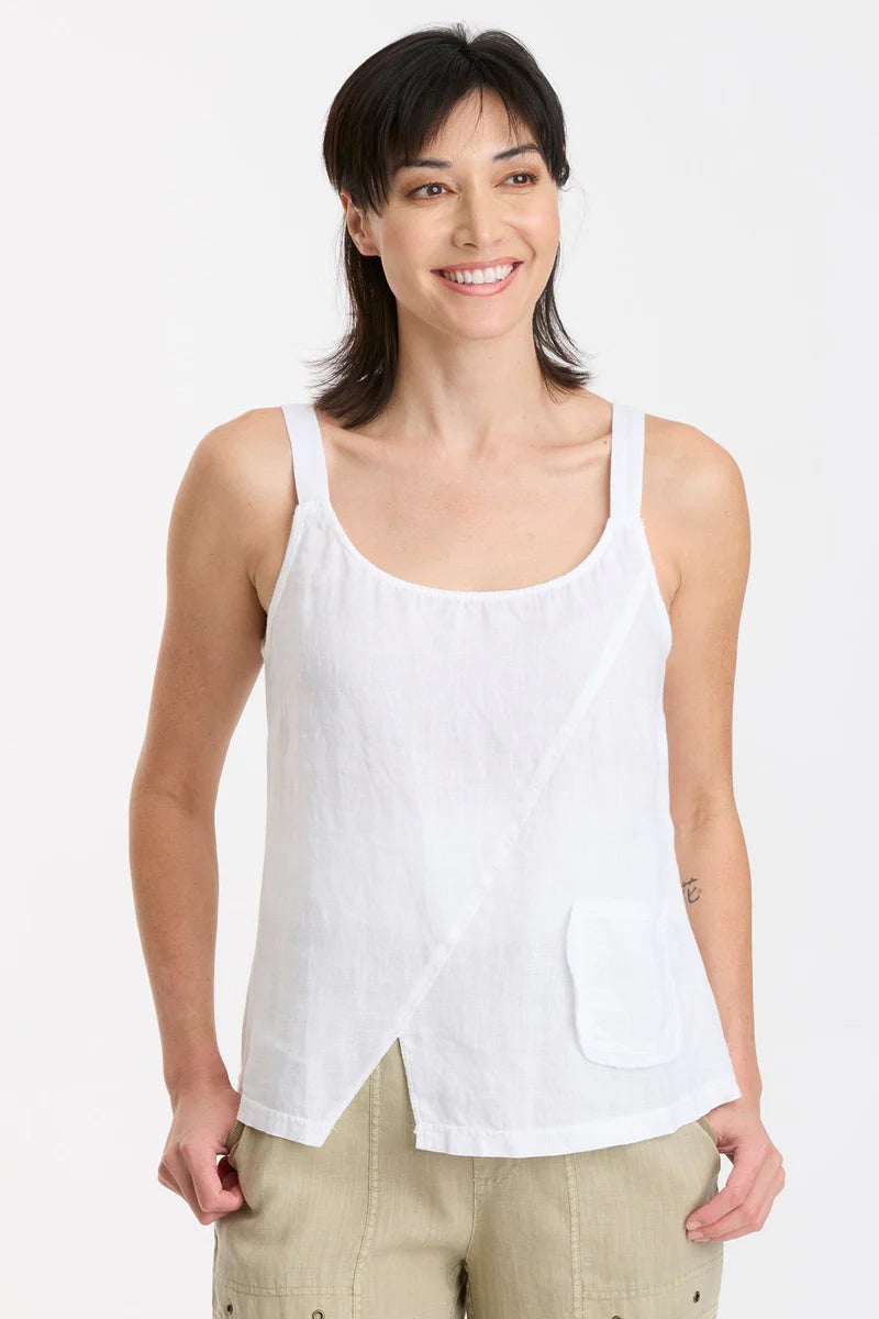 Kiesten Tank - White by XCVI | 25 South Boutiques