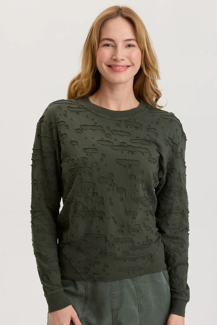 Pugh Long Sleeve Top - Heritage Park Pigment by XCVI | 25 South Boutiques