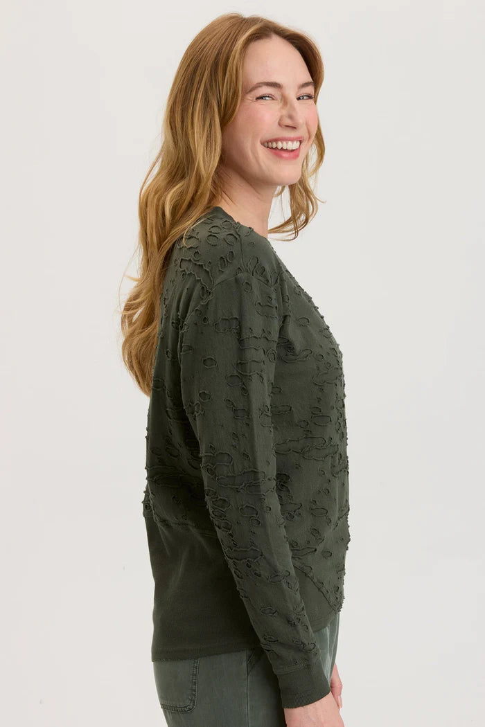 Pugh Long Sleeve Top - Heritage Park Pigment by XCVI — alternate view