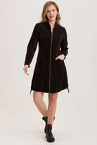 Uzma Jacket Dress - Black by XCVI | 25 South Boutiques