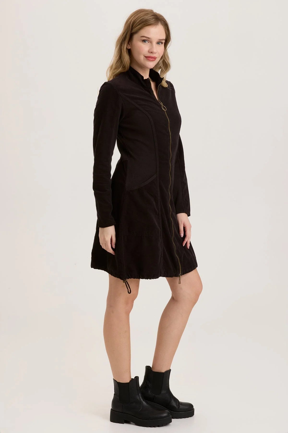 Uzma Jacket Dress - Black by XCVI — alternate view