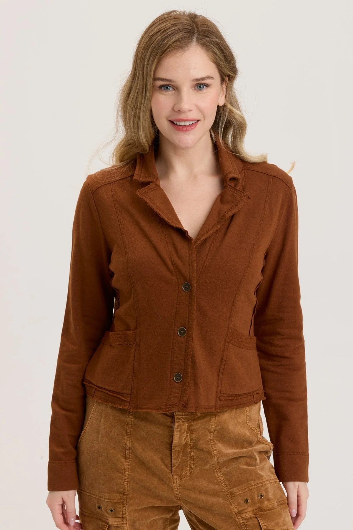 Damia Blazer - Russet Pigment by XCVI | 25 South Boutiques