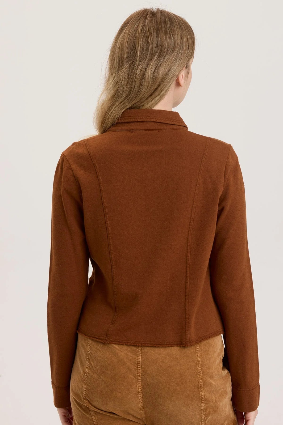 Damia Blazer - Russet Pigment by XCVI — view 3