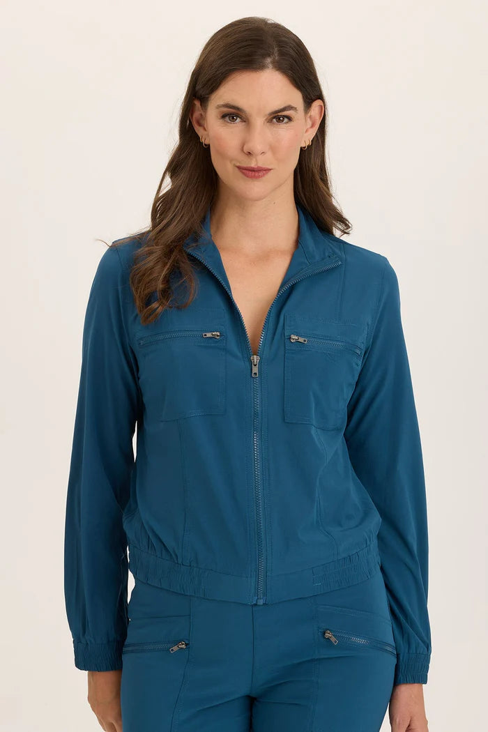 Active Quinn Bomber - Caspian by XCVI | 25 South Boutiques