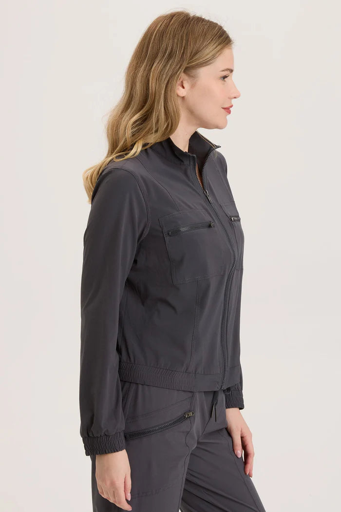 Active Quinn Bomber - Charcoal by XCVI — alternate view