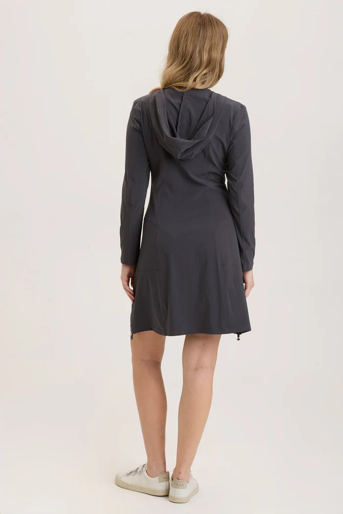 Active Rufino Jacket Dress - Charcoal by XCVI — view 3