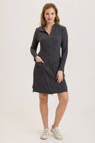 Active Rufino Jacket Dress - Charcoal by XCVI | 25 South Boutiques