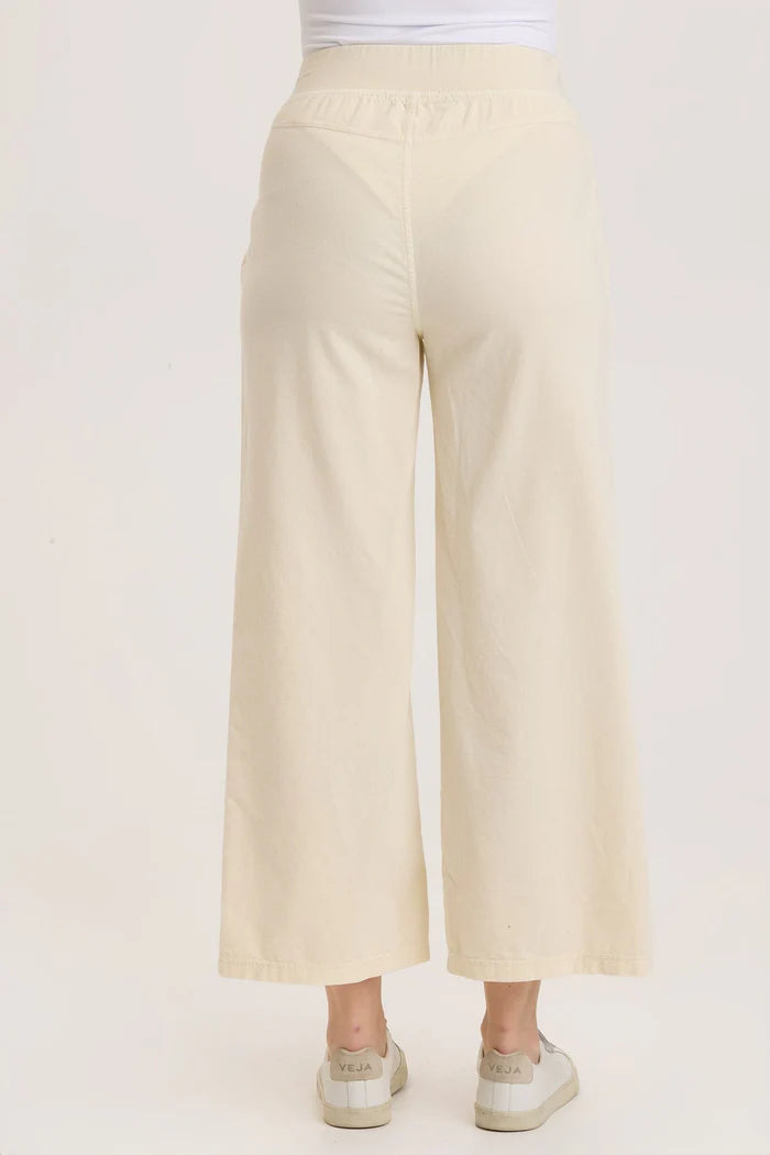 Jolene Wide Leg - Toasted Almond by XCVI — view 3