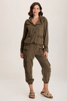 Oziel Twill Utility Jacket - Westgate Pigment by XCVI — view 4
