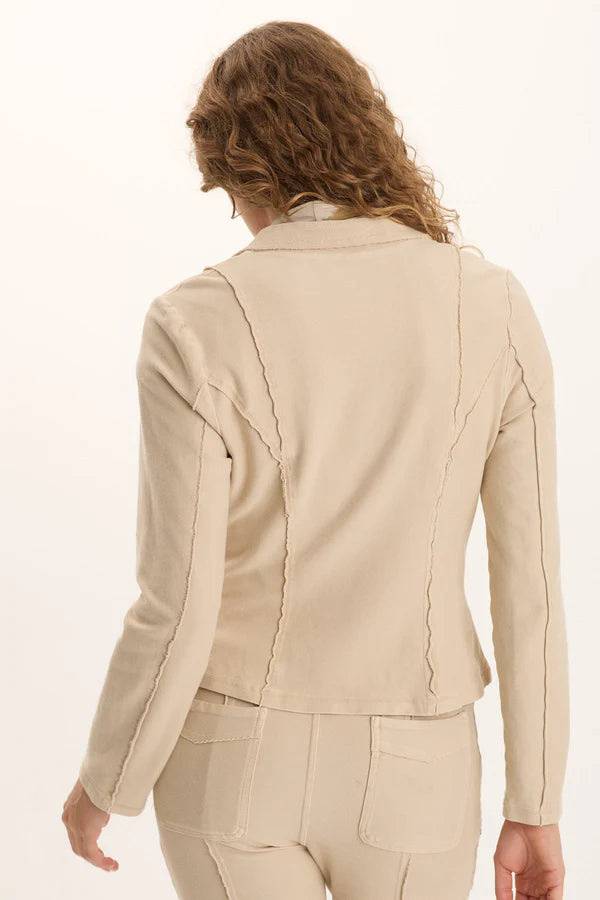 Dunne Twill Knit Stretch Blazer - Park Avenue by XCVI — view 3