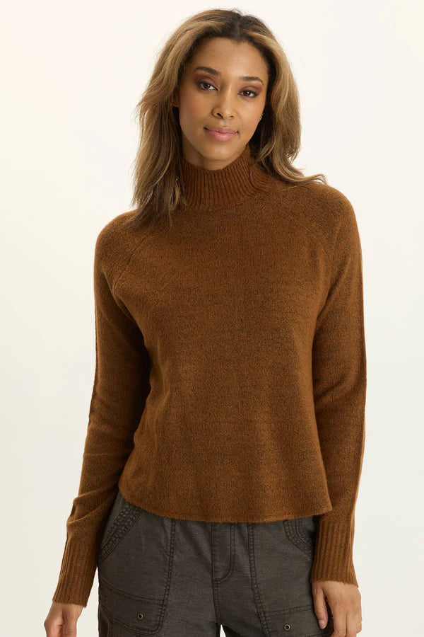 Alessi Mock-Neck Sweater - Tawny Copper by XCVI | 25 South Boutiques
