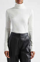 Ananda Long Sleeve Turtleneck - Ivory by Ramy Brook | 25 South Boutiques