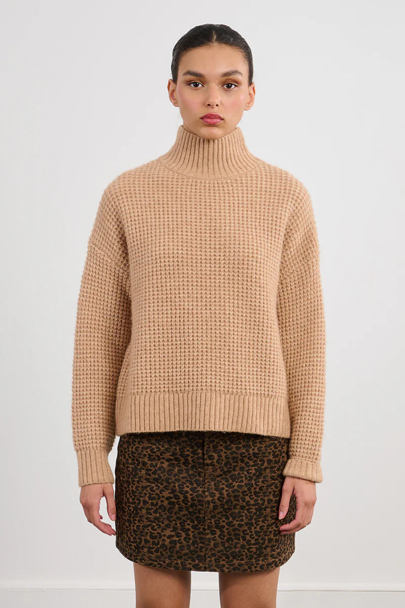 Oversized Knitted Sweater - Beige by Molly Bracken | 25 South Boutiques