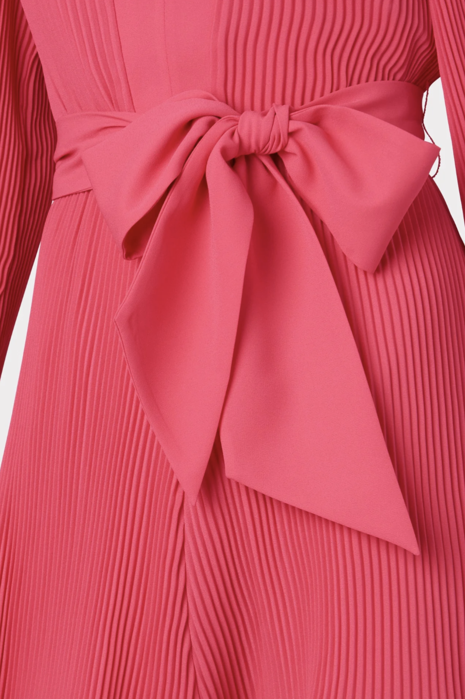 Liv Pleated Dress - Milly Pink — alternate view