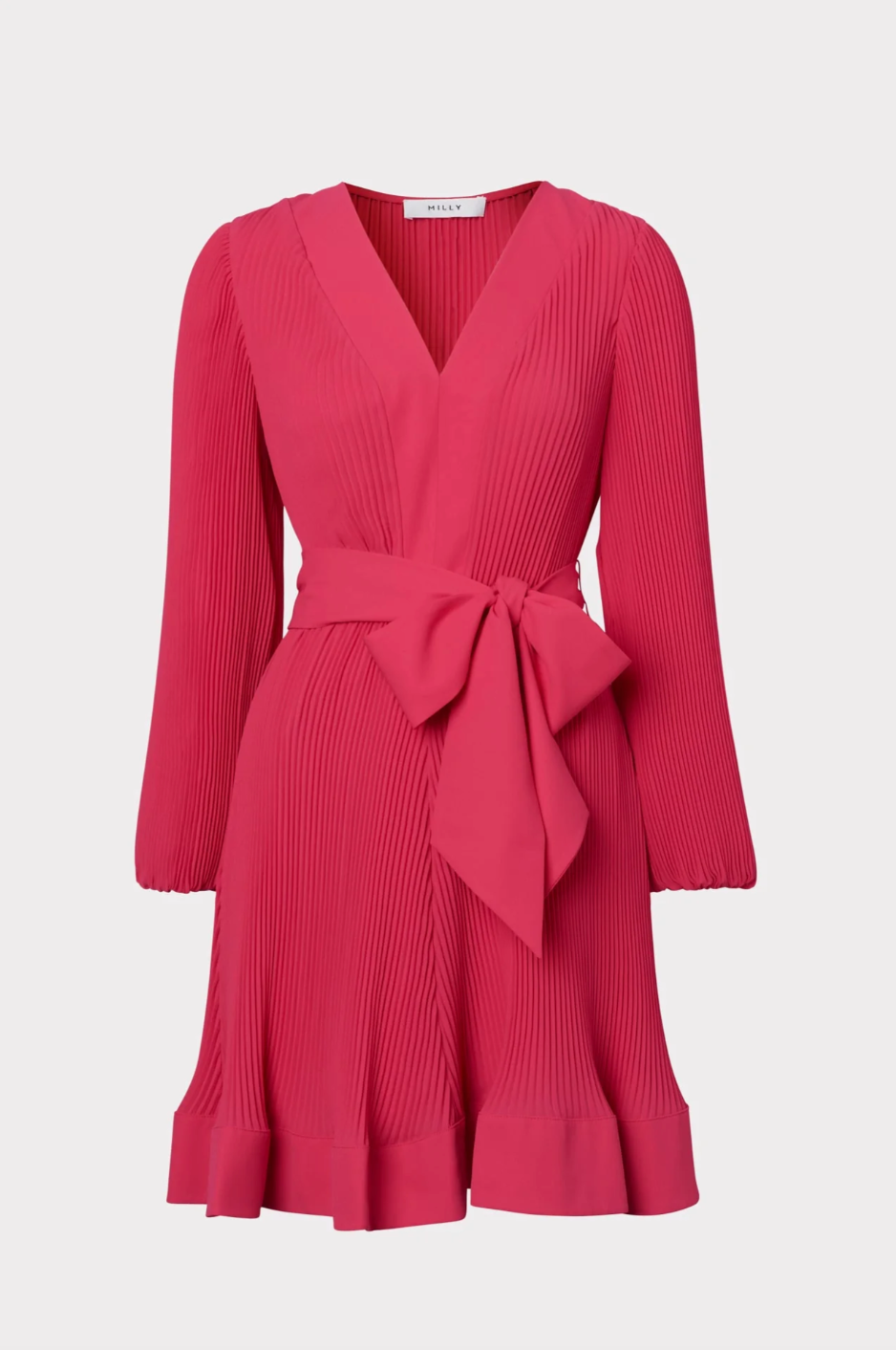 Liv Pleated Dress - Milly Pink — view 3