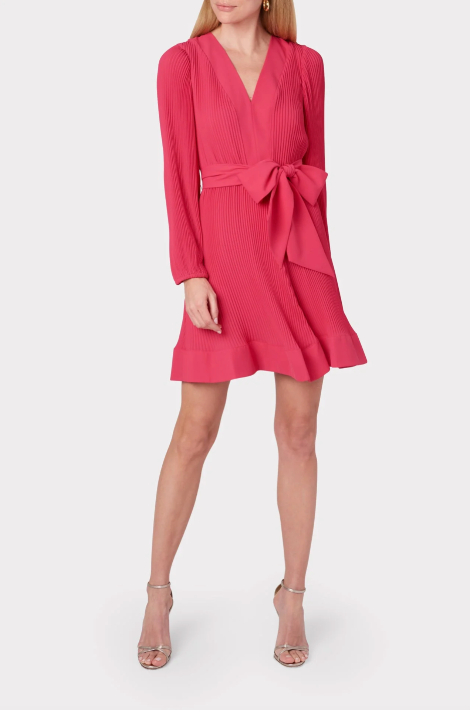 Liv Pleated Dress - Milly Pink | 25 South Boutiques