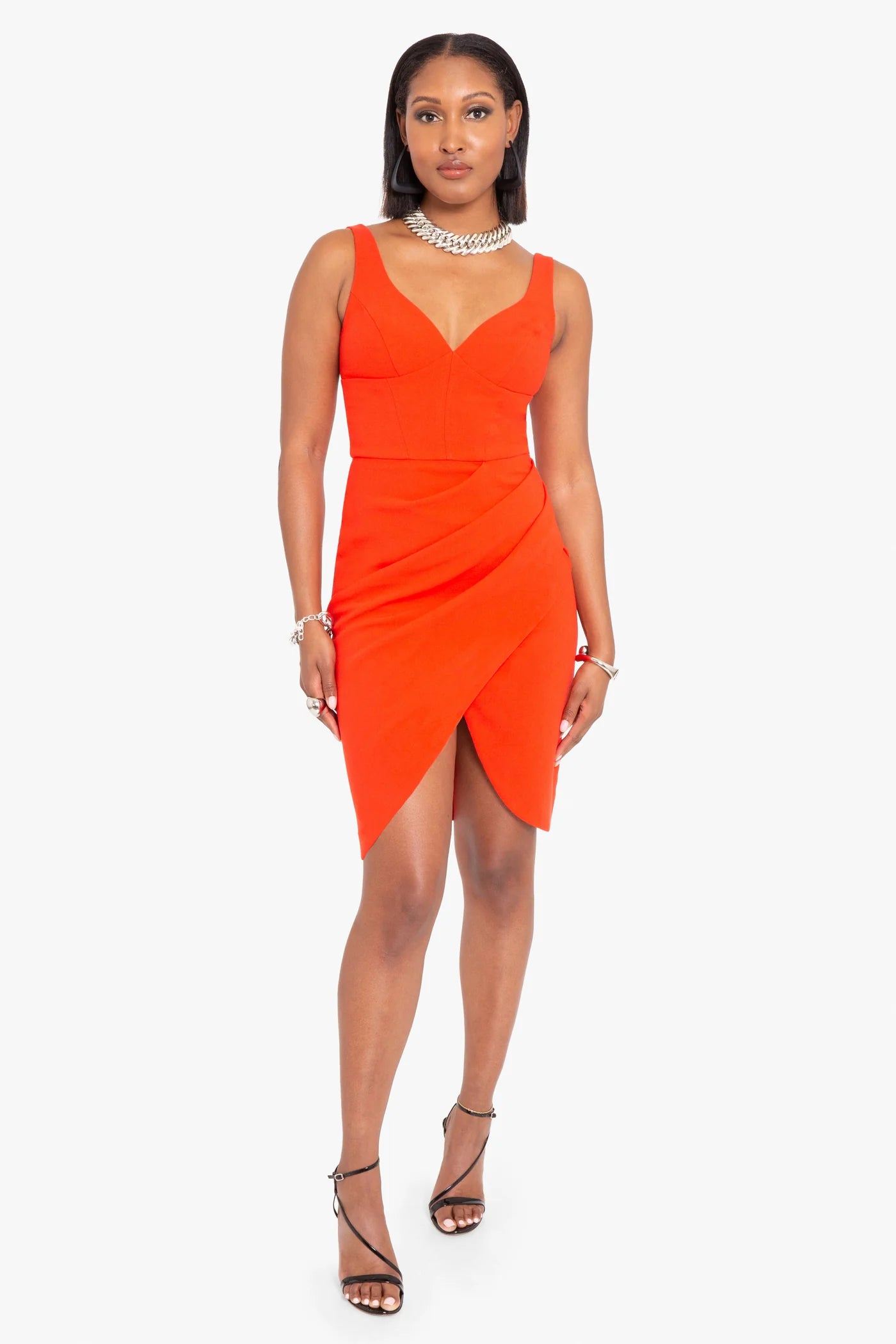 Curtis Dress - Sunset Coral by Black Halo | 25 South Boutiques