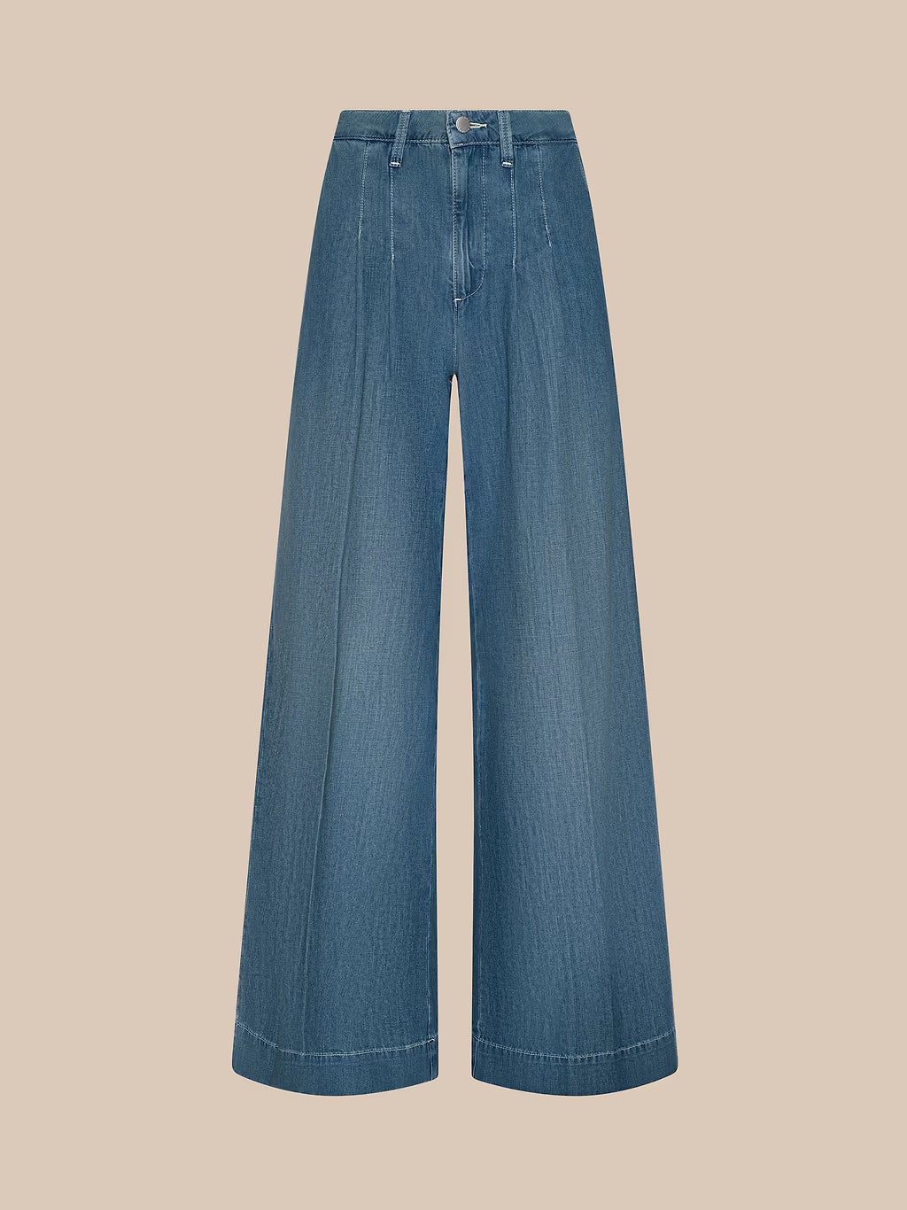 Jayani Pleated Wide-Leg Jean - Saratoga by L'agence — view 6