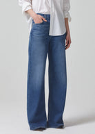 Loli Mid Rise Baggy - Palazzo by Citizens of Humanity — view 4