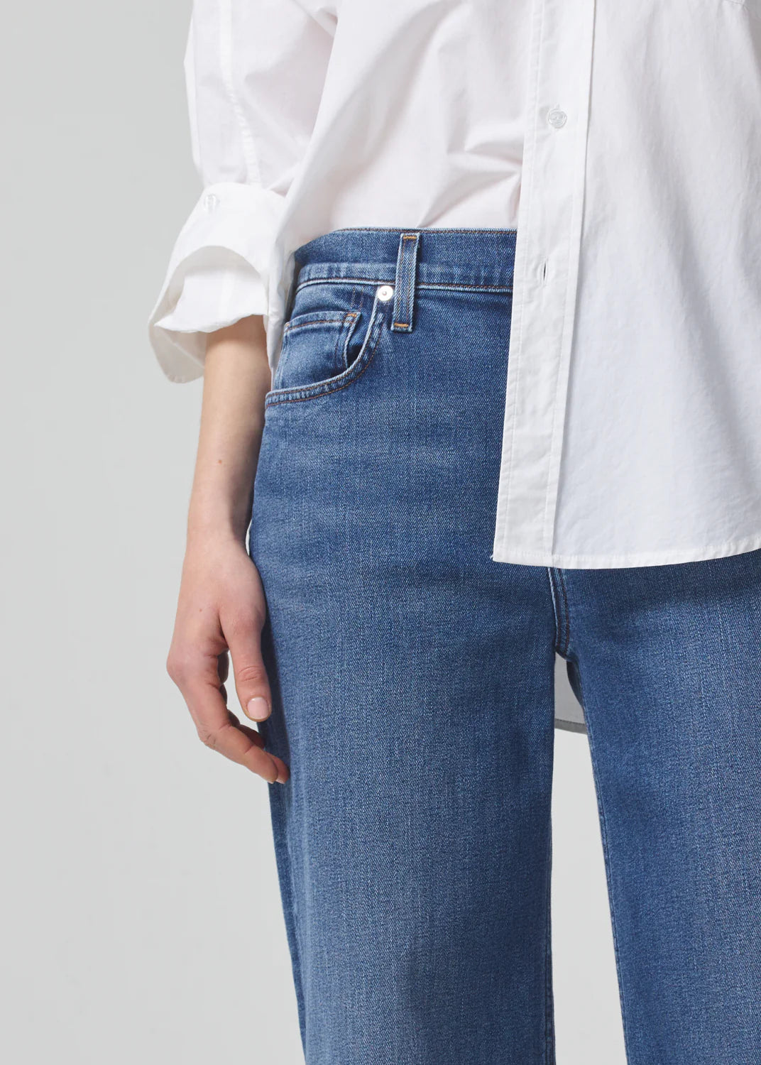 Loli Mid Rise Baggy - Palazzo by Citizens of Humanity — view 5