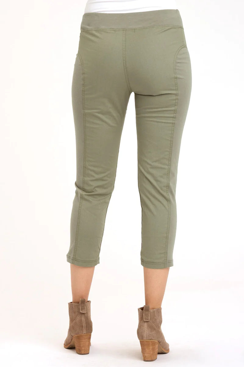 Jetter Crop Legging - Hillside by XCVI — view 3