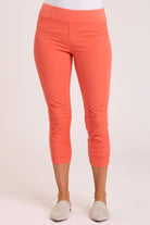 Jetter Crop Legging - Papaya by XCVI | 25 South Boutiques
