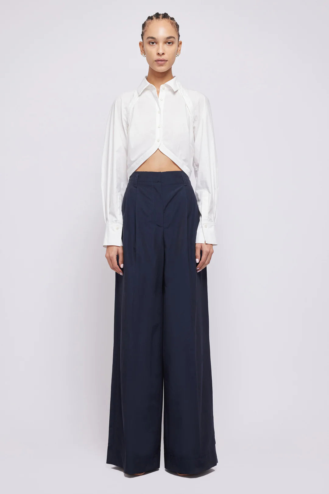 Nikolia Shirt - White by Jonathan Simkhai — view 3